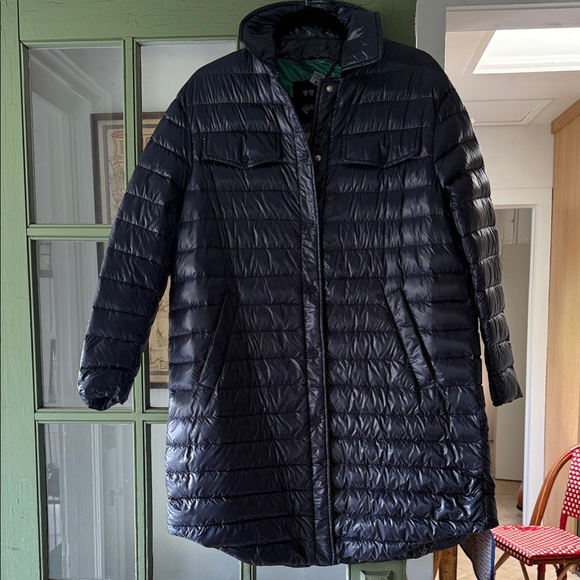 Herno Midnight Blue Quilted Puffer Coat - Picture 1 of 4